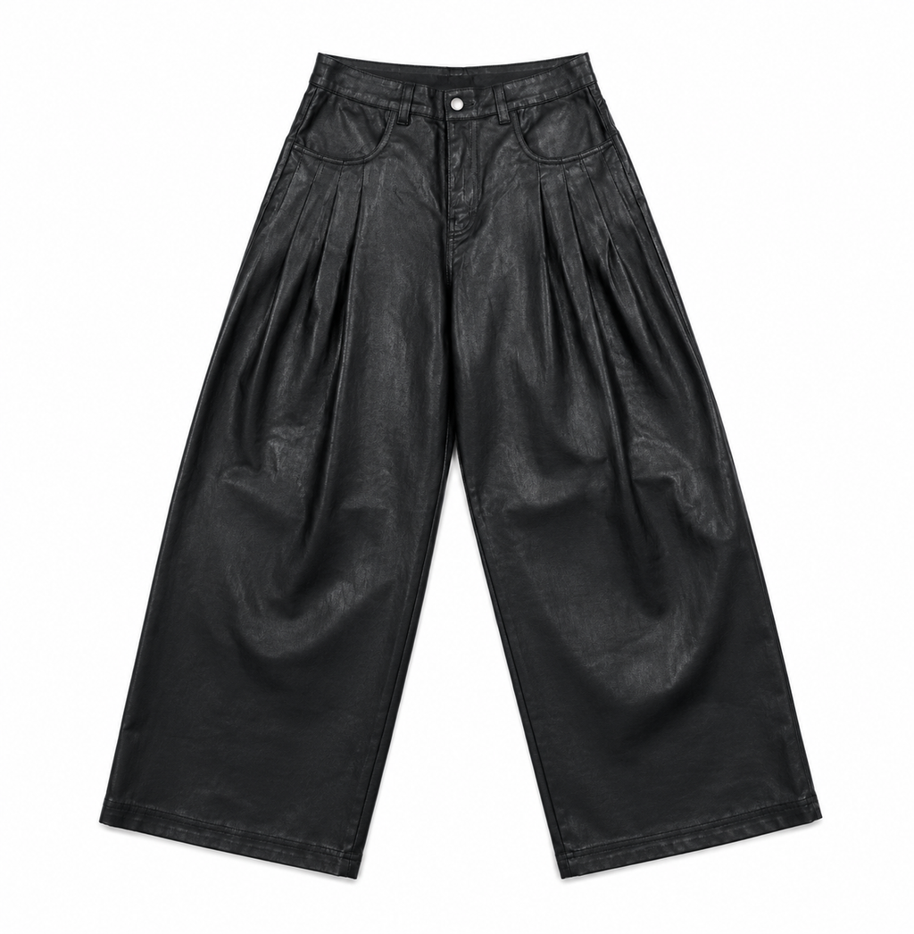 Pantalón en Denim Encerado