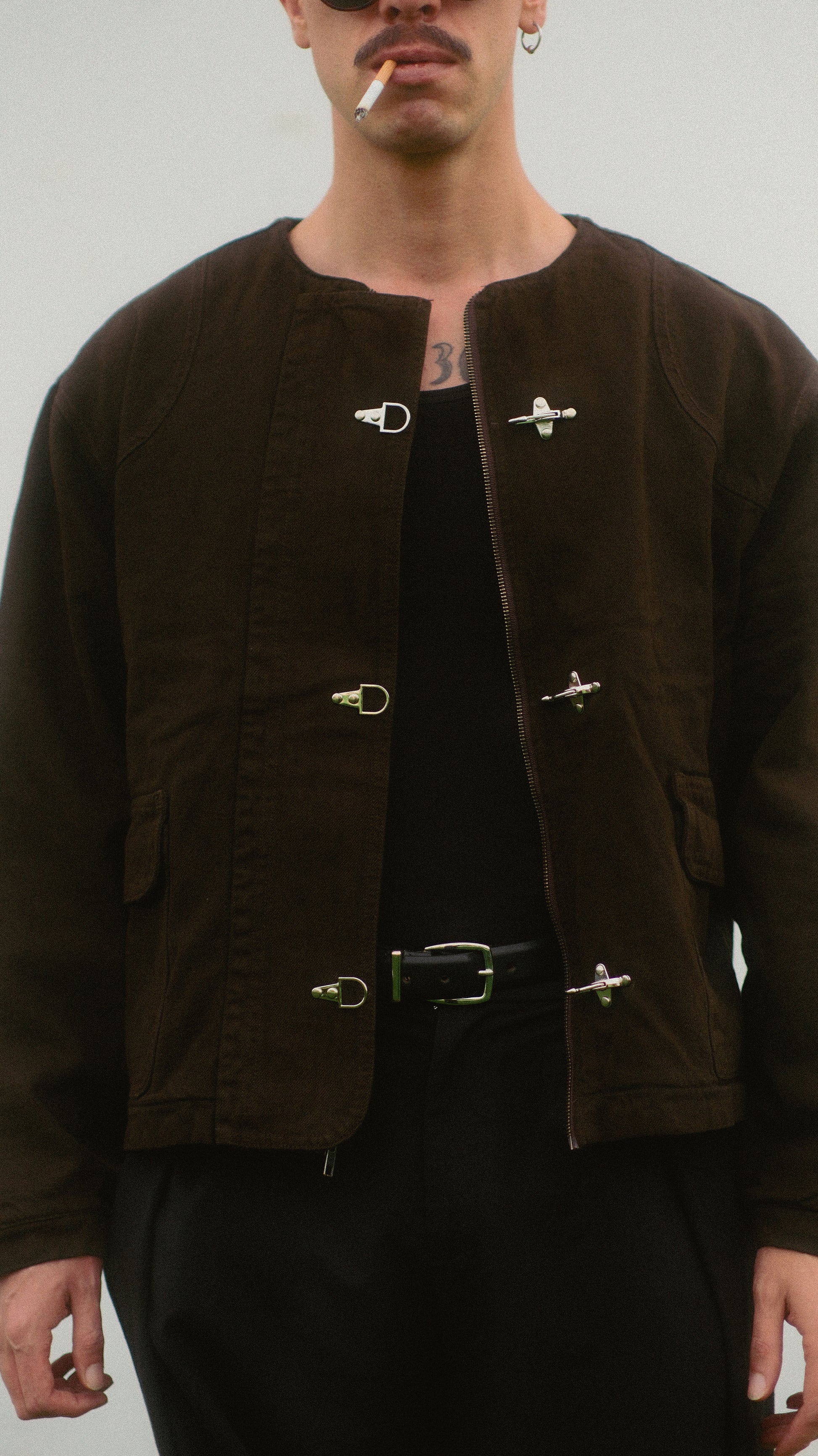 Chaqueta en Denim Tobacco