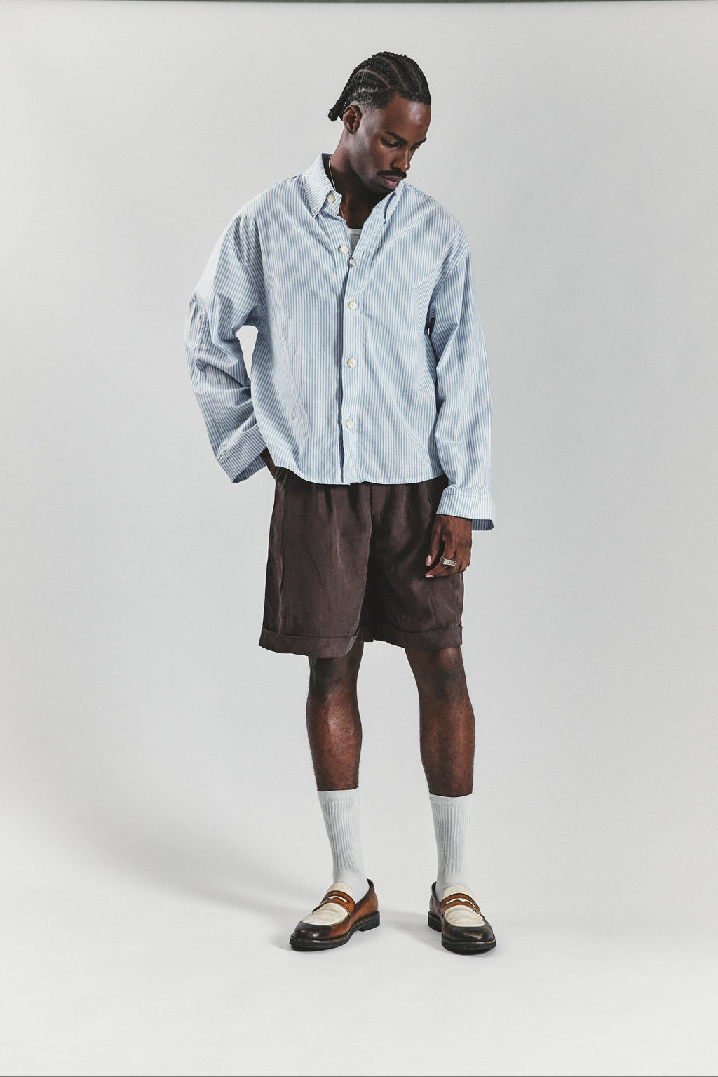 Camisa Serino Azul Claro