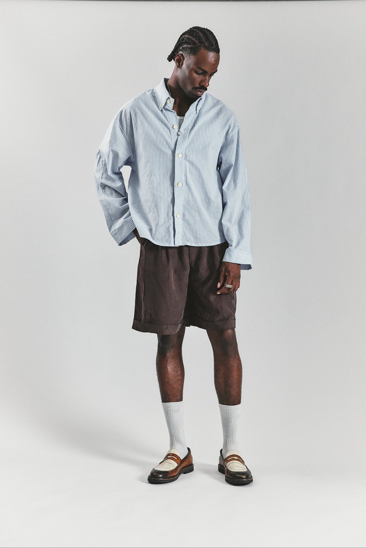 Camisa Serino Azul Claro