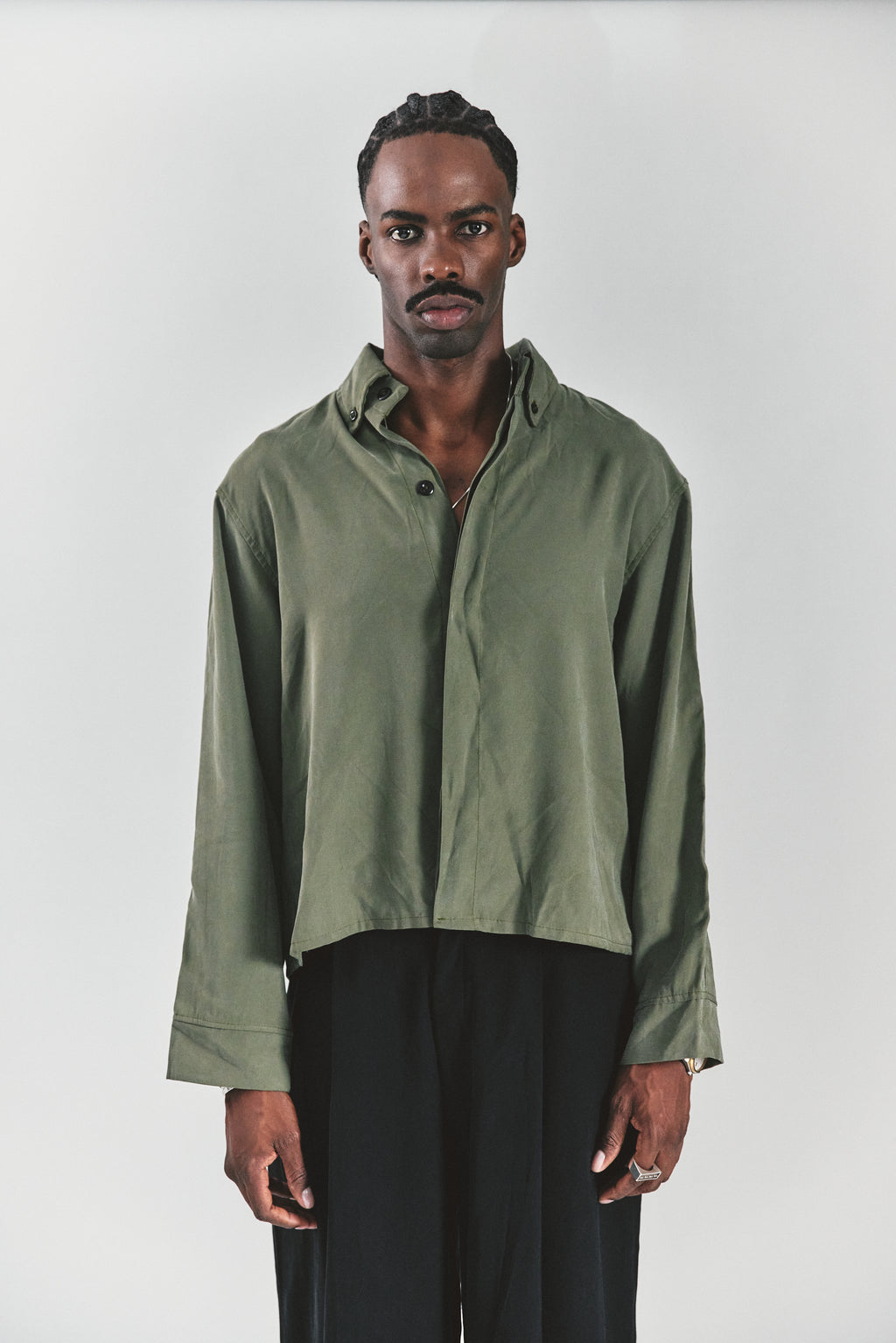 Camisa Voyage Verde Oliva