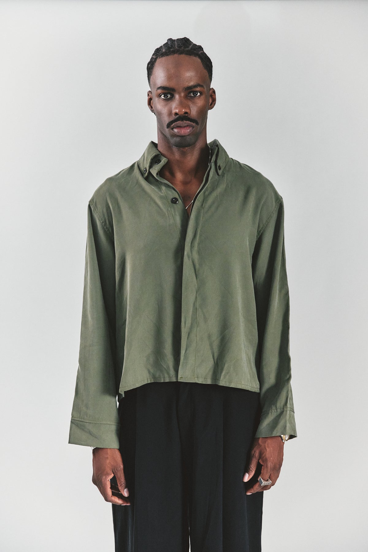 Camisa Voyage Verde Oliva