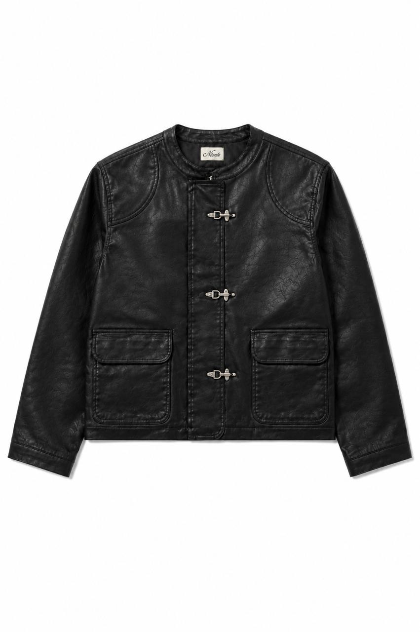 Chaqueta en Denim Encerado