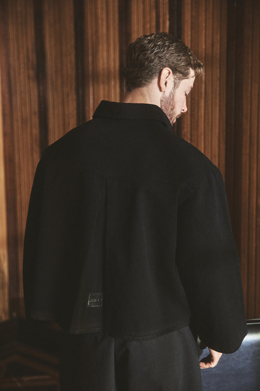 Camisa de Botones Negra