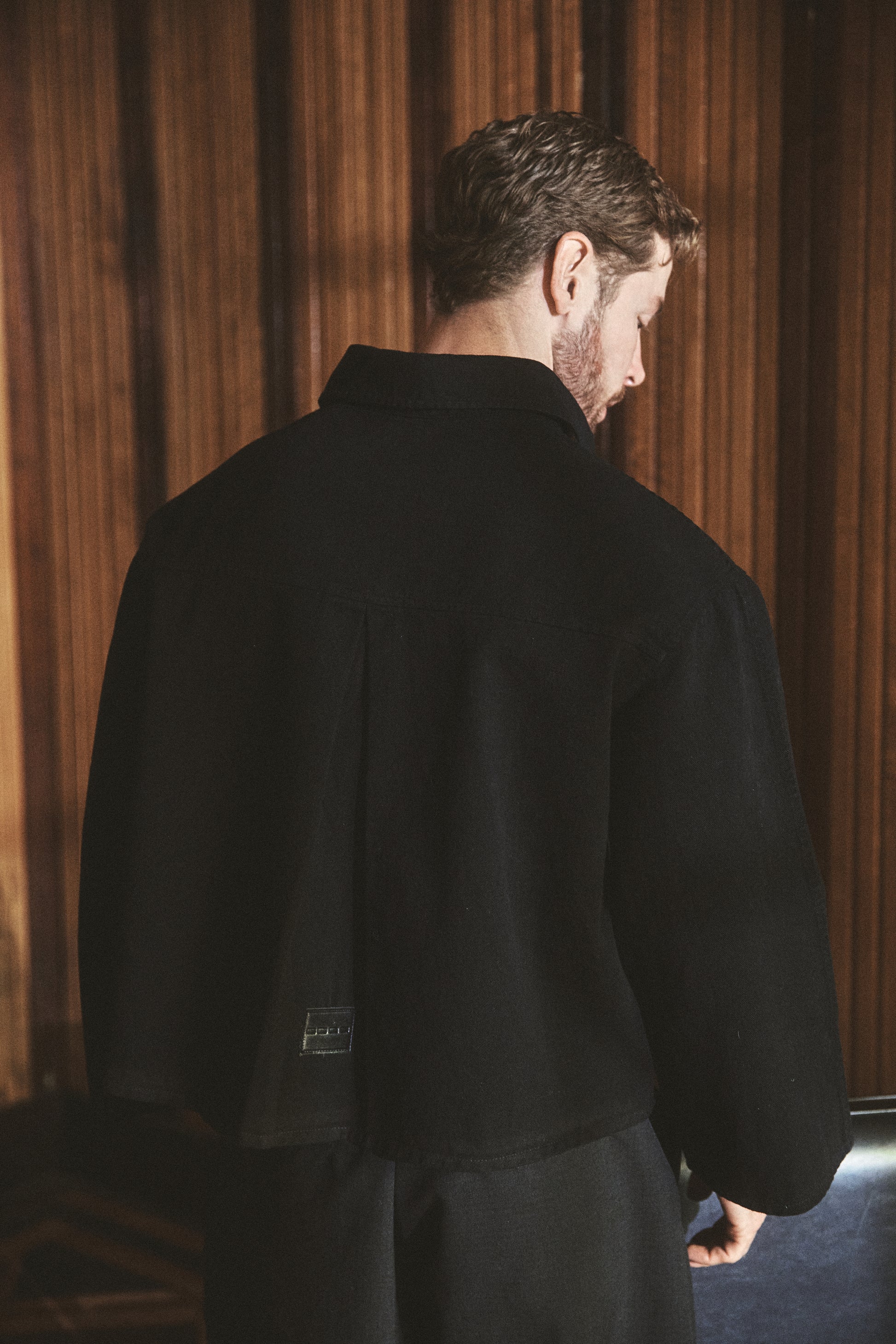 Camisa de Botones Negra