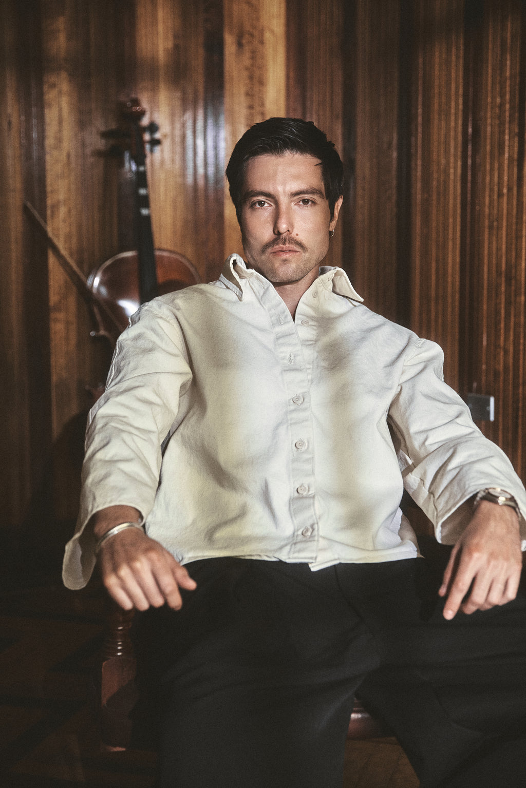 Camisa de botones Crudo