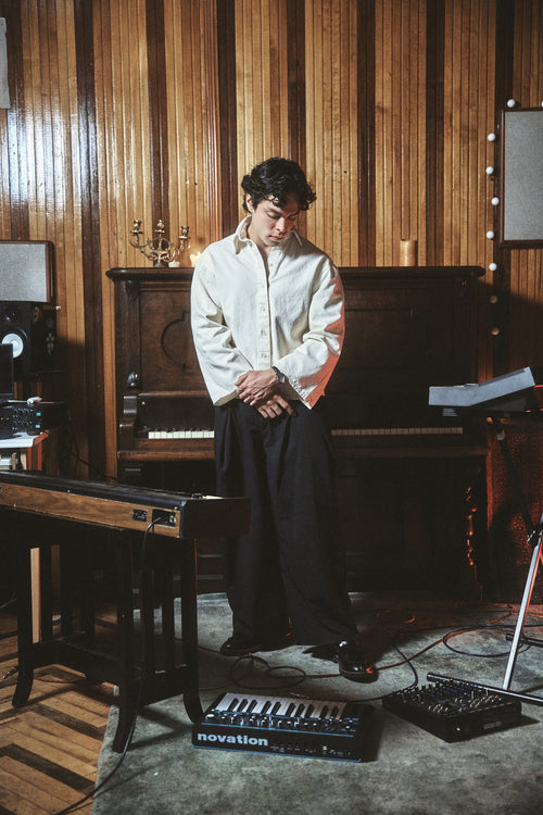 Camisa de botones Crudo