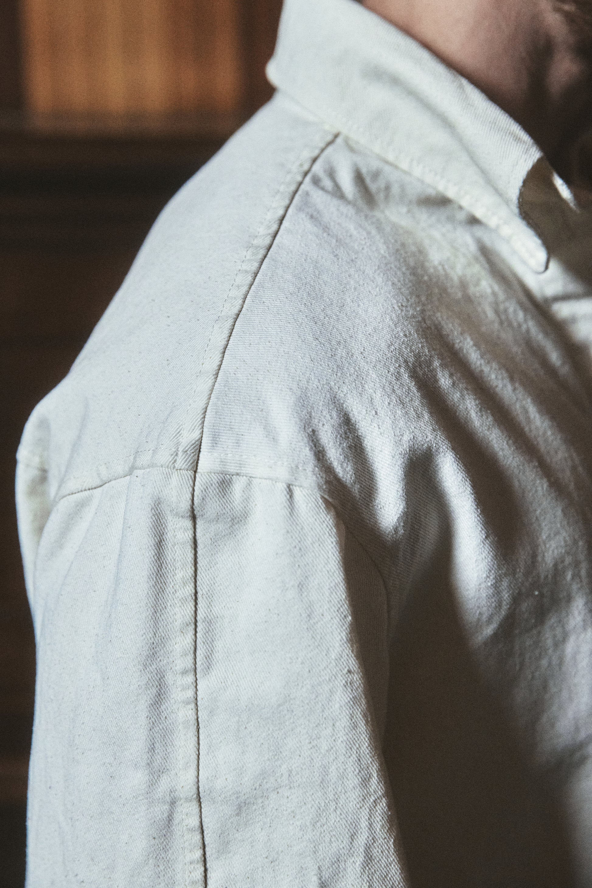 Camisa de botones Crudo